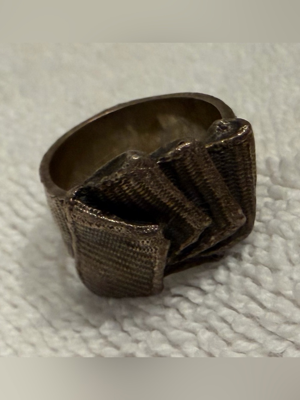 Mignon Faget Silver Banner Ring